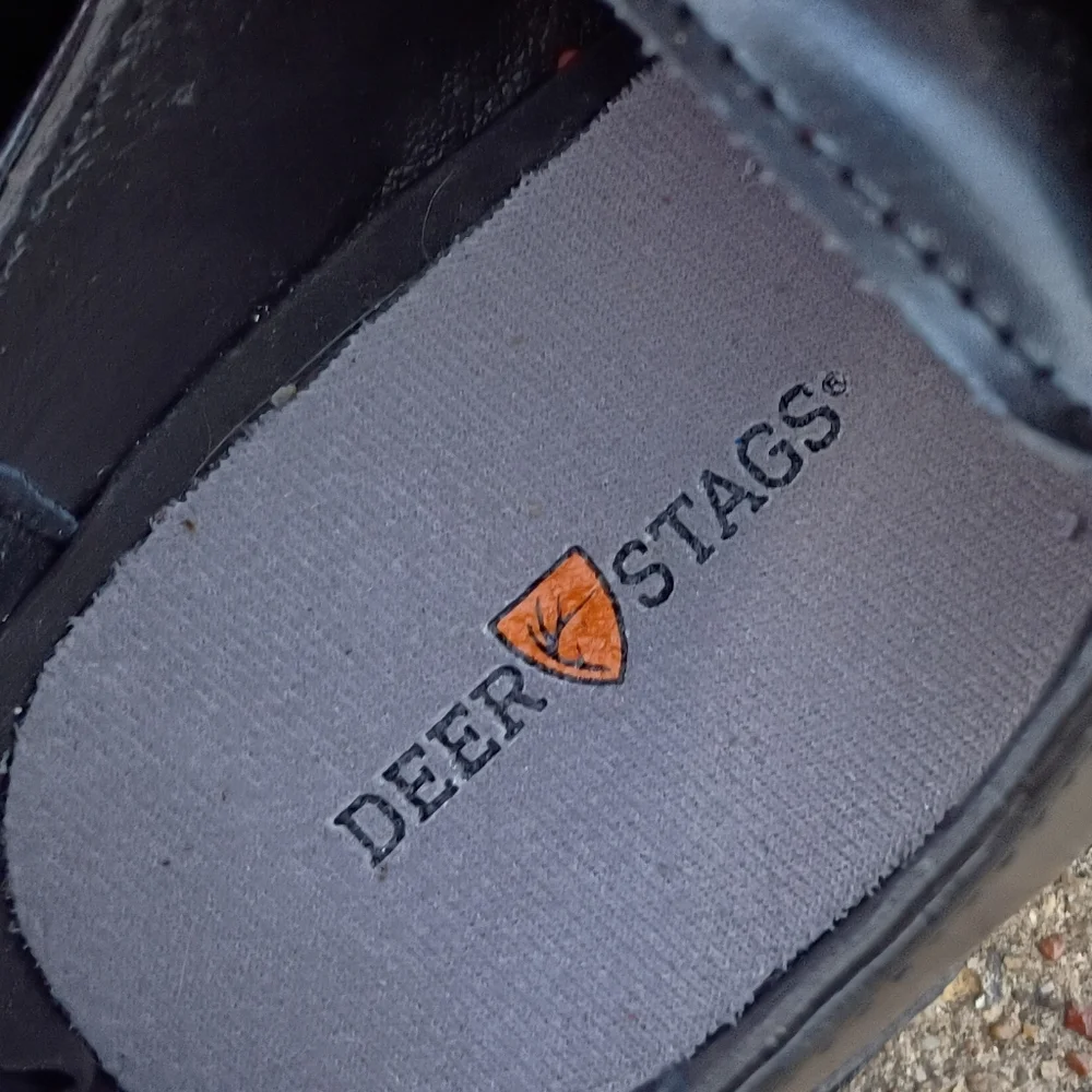 NWT Deer Stags Gabe Boy's Black Dress Shoes